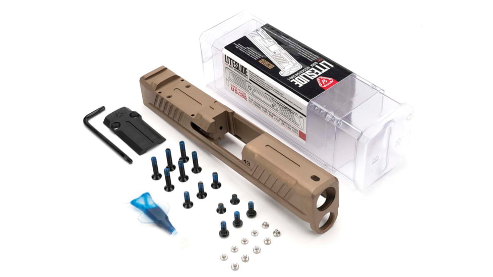 Strike Industries Liteslide, Glock G43/G43X/G48 Gen3-5, FDE, SI-G-LITESLIDE-43-FDE