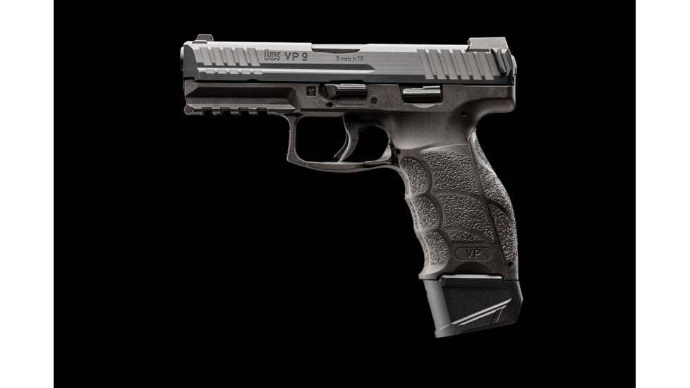 Strike Industries Magazine Plate for Heckler &amp; Koch VP9, Black, SI-EMP-HK-VP9