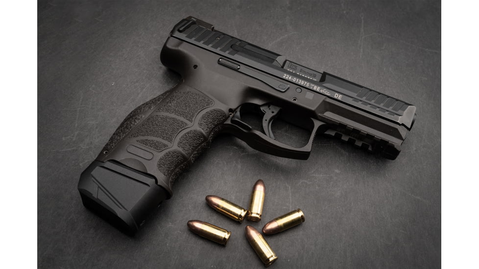 Strike Industries Magazine Plate for Heckler &amp; Koch VP9, Black, SI-EMP-HK-VP9