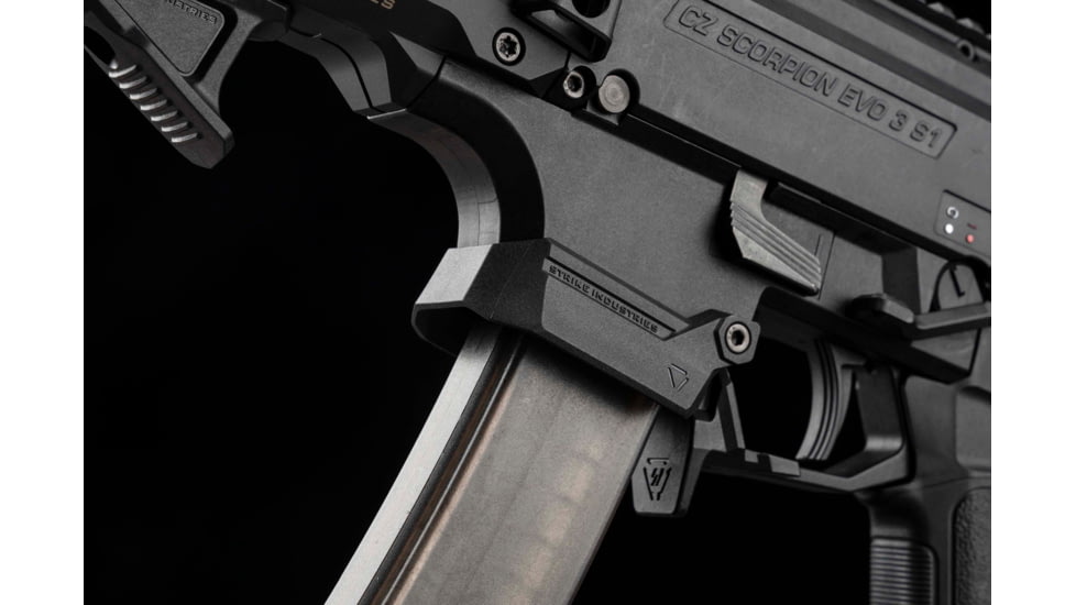 Strike Industries Magwell for CZ Scorpion EVO, Black, SI-CEVO-MAGWELL