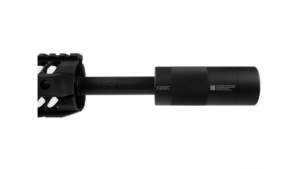 Strike Industries Mid Length Barrel Extension, Black, 14.5in SI-COBRADB145M