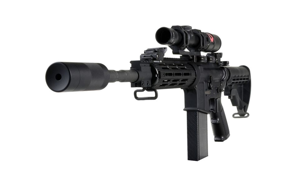 Strike Industries Mid Length Barrel Extension, Black, 14.5in SI-COBRADB145M