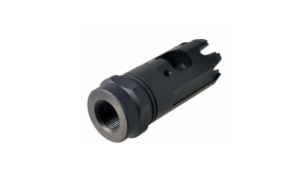 Strike Industries Mini King Compensator, 9mm, 1/2x28, Black, One Size, SI-MK9-COMP