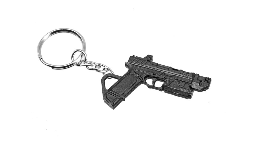 Strike Industries Miniature Pistol Key Chain, Black, One Size, SI-SMP-KEY