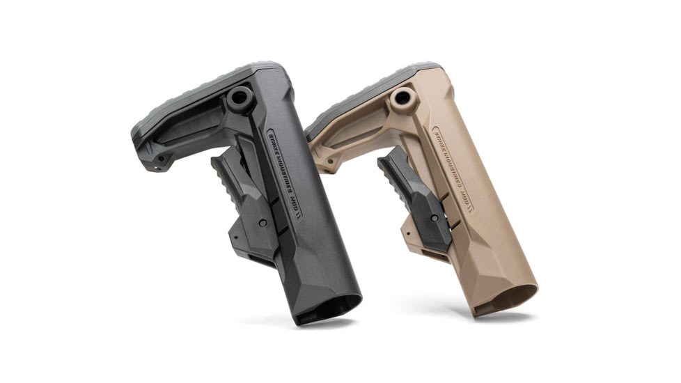 Strike Industries MOD-2 Rifle Stock, Black, One Size, SI-STRIKE-ES-MOD2-BK