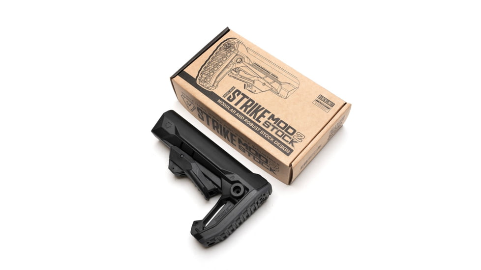 Strike Industries MOD-2 Rifle Stock, Black, One Size, SI-STRIKE-ES-MOD2-BK