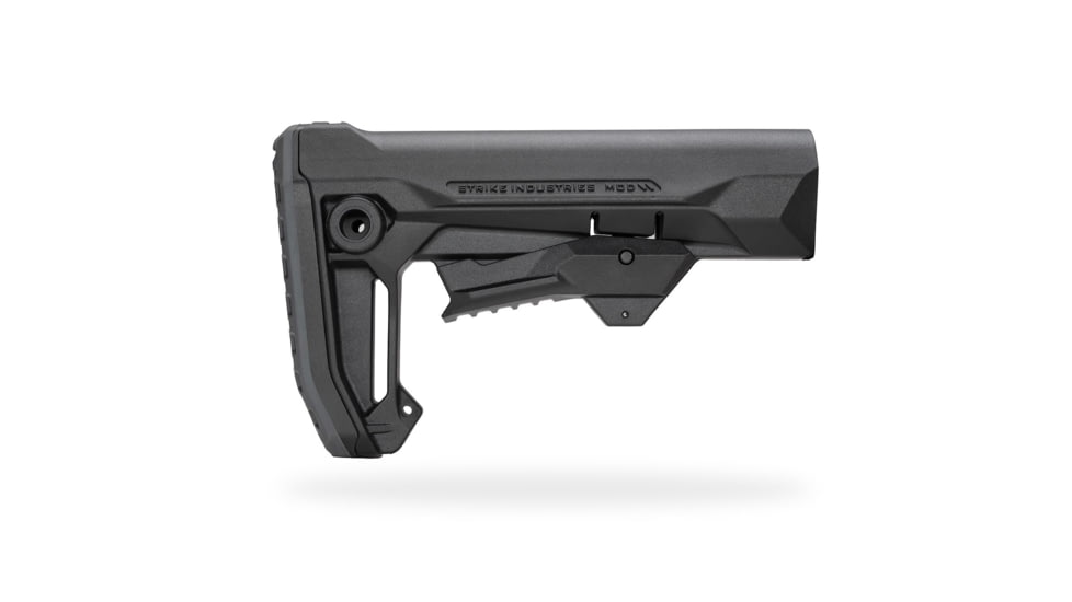 Strike Industries MOD-2 Rifle Stock, Black, One Size, SI-STRIKE-ES-MOD2-BK