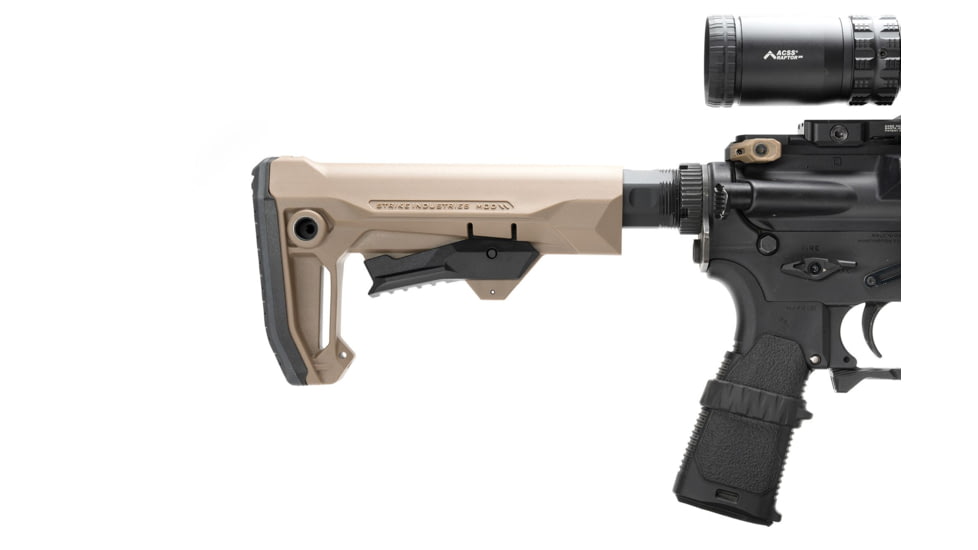 Strike Industries MOD-2 Rifle Stock, FDE, One Size, SI-STRIKE-ES-MOD2-FDE