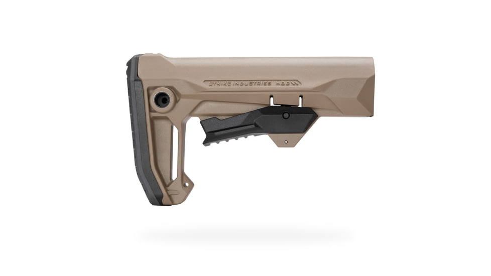 Strike Industries MOD-2 Rifle Stock, FDE, One Size, SI-STRIKE-ES-MOD2-FDE