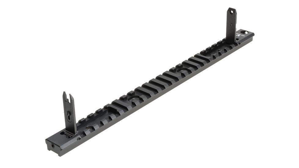 Strike Industries MP7 Backup Sight Top Rail with Anodized Aluminum, Black SI-MP7-BUSR