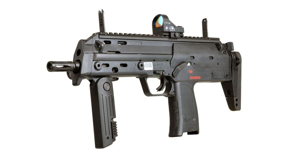 Strike Industries MP7 Backup Sight Top Rail with Anodized Aluminum, Black SI-MP7-BUSR