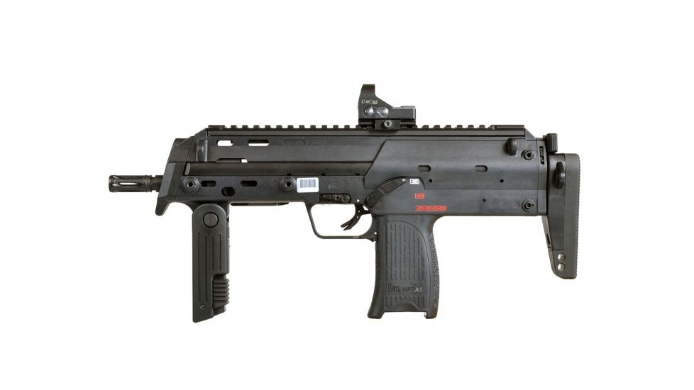 Strike Industries MP7 Backup Sight Top Rail with Anodized Aluminum, Black SI-MP7-BUSR