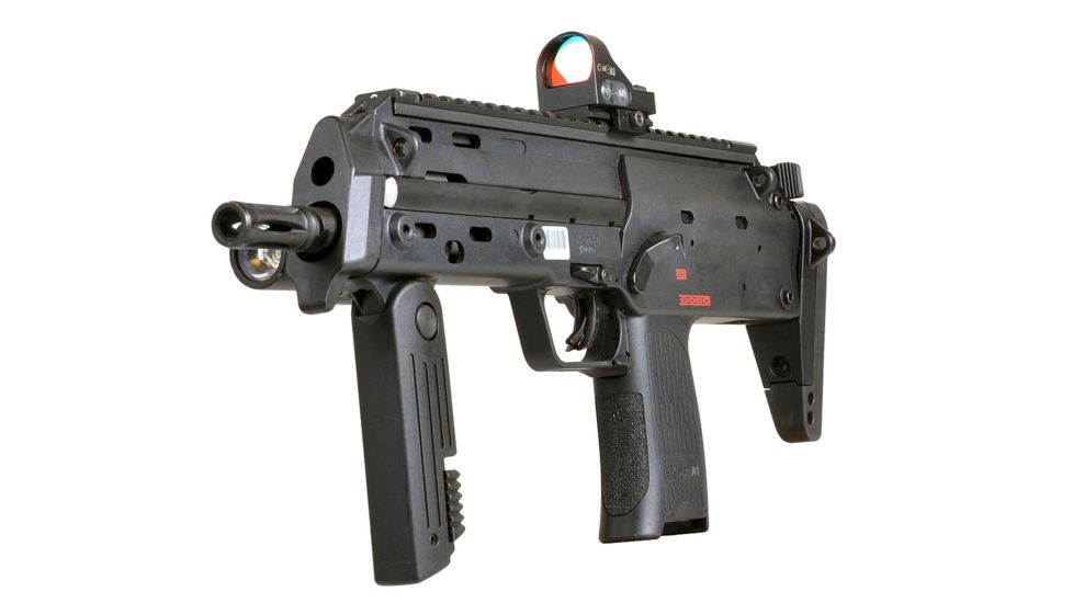 Strike Industries MP7 Backup Sight Top Rail with Anodized Aluminum, Black SI-MP7-BUSR