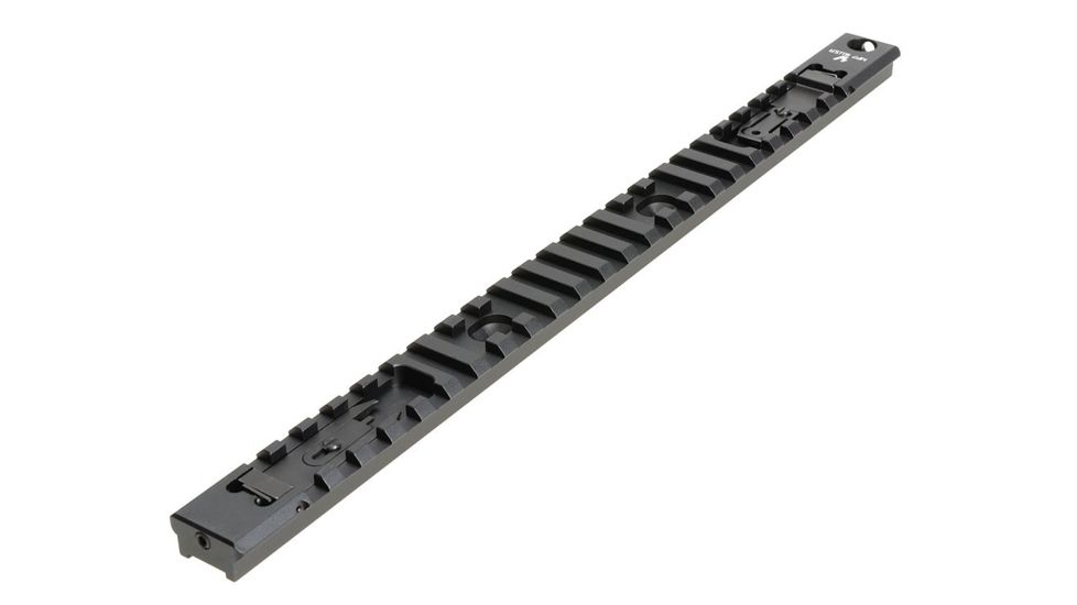 Strike Industries MP7 Backup Sight Top Rail with Anodized Aluminum, Black SI-MP7-BUSR