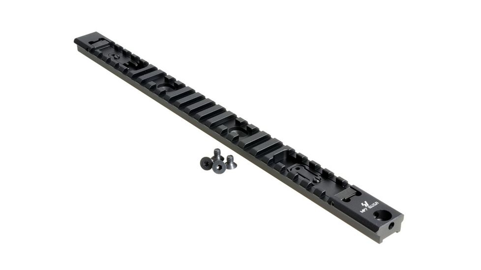 Strike Industries MP7 Backup Sight Top Rail with Anodized Aluminum, Black SI-MP7-BUSR