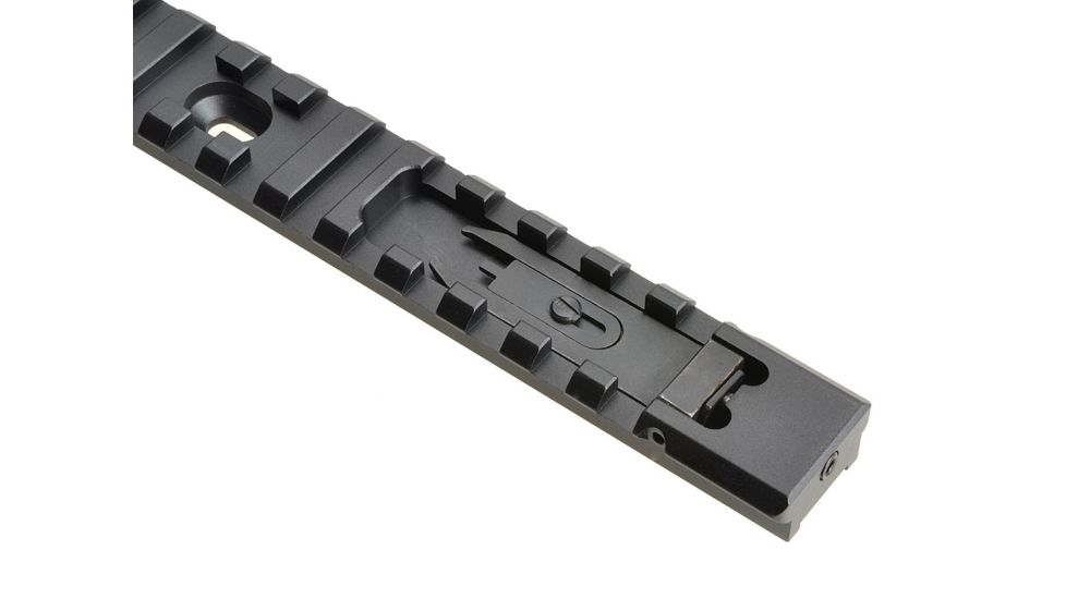 Strike Industries MP7 Backup Sight Top Rail with Anodized Aluminum, Black SI-MP7-BUSR