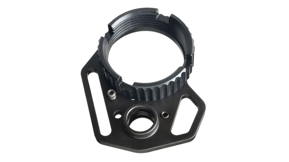 Strike Industries Multi-Function End Plate w/ Anti-Rotation Castle Nut in Black, Black, One Size, SI-AR-MFE&amp;ACN