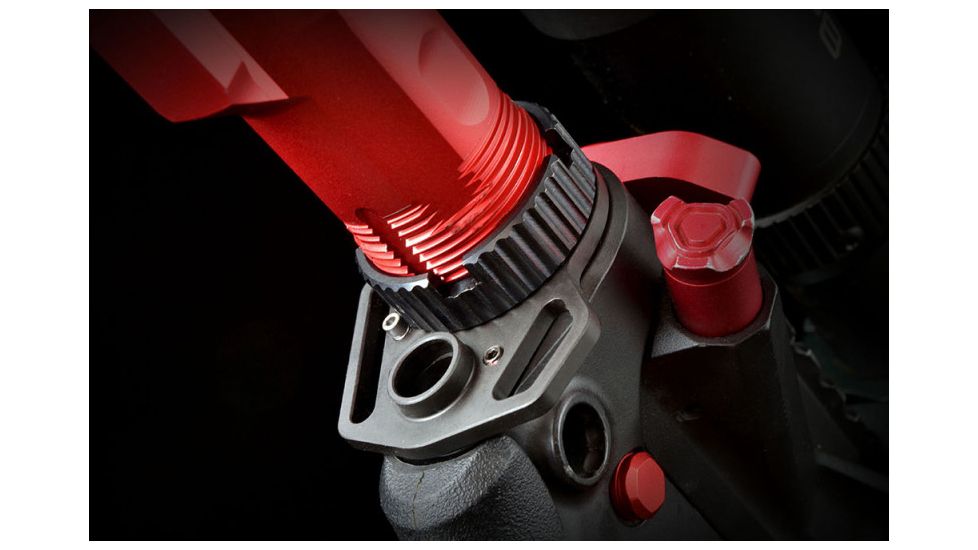 Strike Industries Multi-Function End Plate w/ Anti-Rotation Castle Nut in Black, Black, One Size, SI-AR-MFE&amp;ACN
