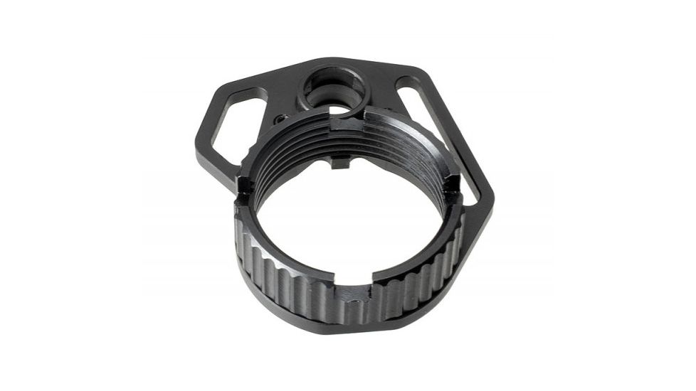 Strike Industries Multi-Function End Plate / Anti-Rotation Castle Nut, Black, One Size, SI-AR-MFEP&amp;ACN