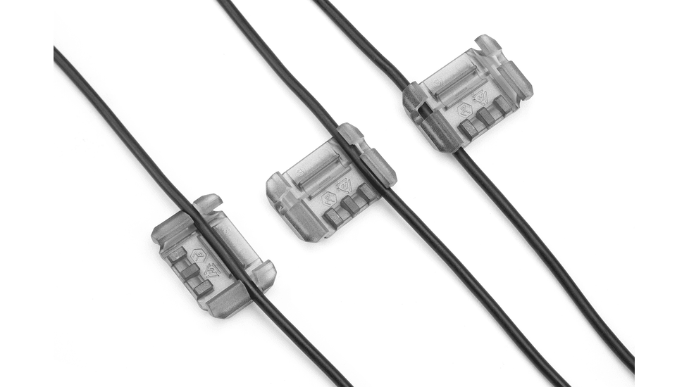 Strike Industries Multidirectional Picatinny Rail Cover with Cable Management System, 6pcs/pack, Black, One Size, SI-AR-CMS-MP