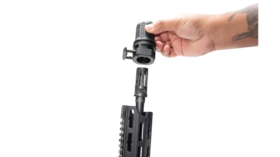 Strike Industries Oppressor SF Compensator, Black, SI-BS-OPP-SF-BK