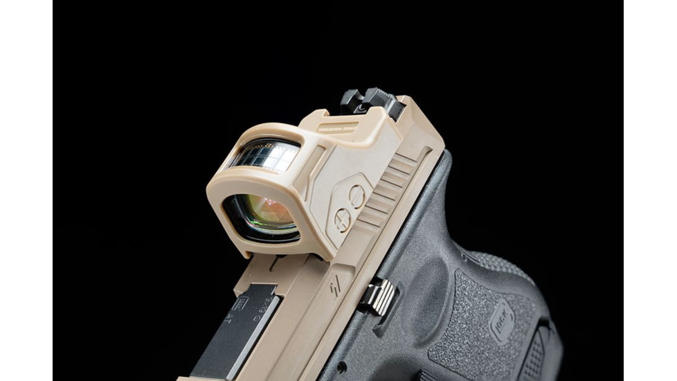 Strike Industries Optic Cover for Holosun 407C/507C X2, FDE, One Size, SI-OPC-HS4/507C-FDE