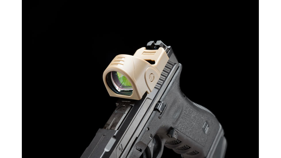 Strike Industries Optic Cover for Trijicon SRO, FDE, One Size, SI-OPC-TSRO-FDE