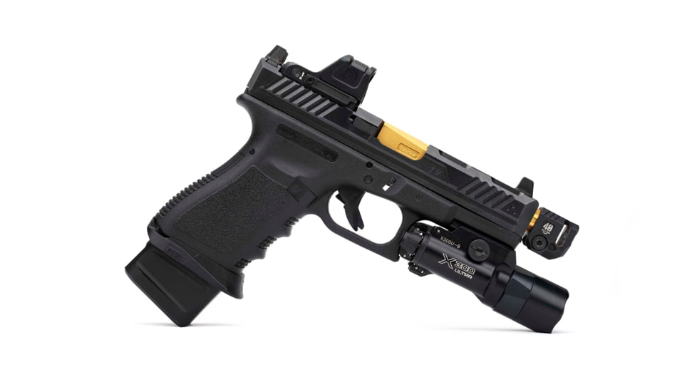 Strike Industries Strike Micro Threaded Comp, QUAD, Black, SI-MC-QUAD