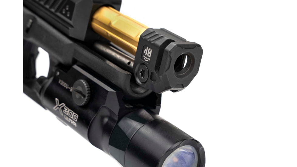 Strike Industries Strike Micro Threaded Comp, QUAD, Black, SI-MC-QUAD