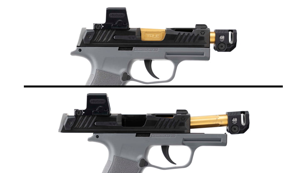 Strike Industries Strike Micro Threaded Comp, QUAD, Black, SI-MC-QUAD