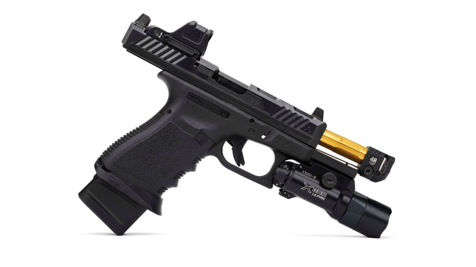 Strike Industries Strike Micro Threaded Comp, QUAD, Black, SI-MC-QUAD
