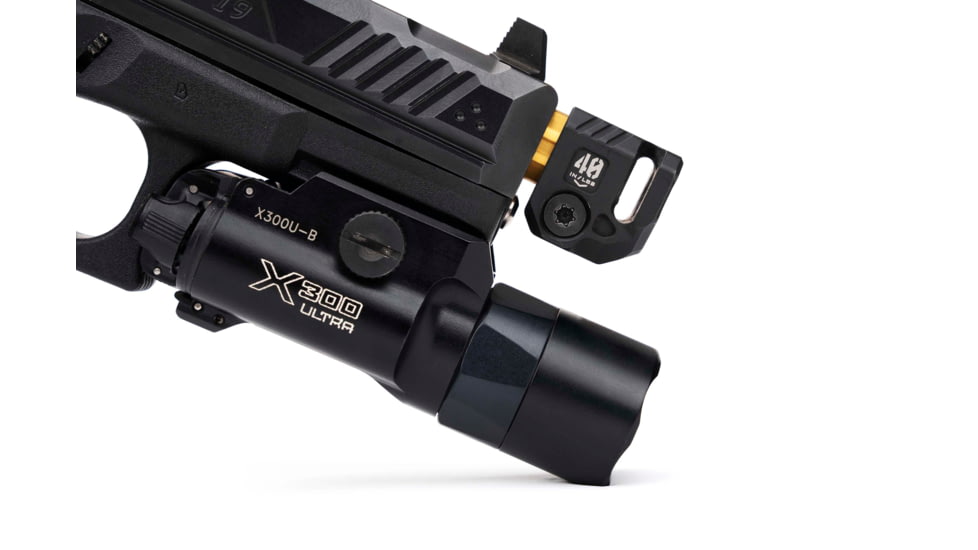 Strike Industries Strike Micro Threaded Comp, QUAD, Black, SI-MC-QUAD