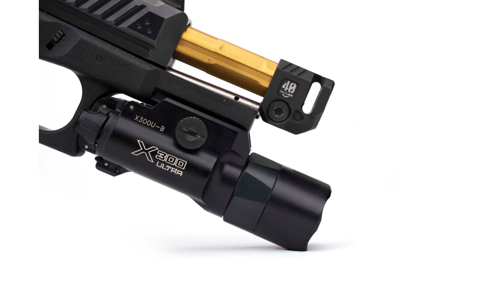 Strike Industries Strike Micro Threaded Comp, QUAD, Black, SI-MC-QUAD