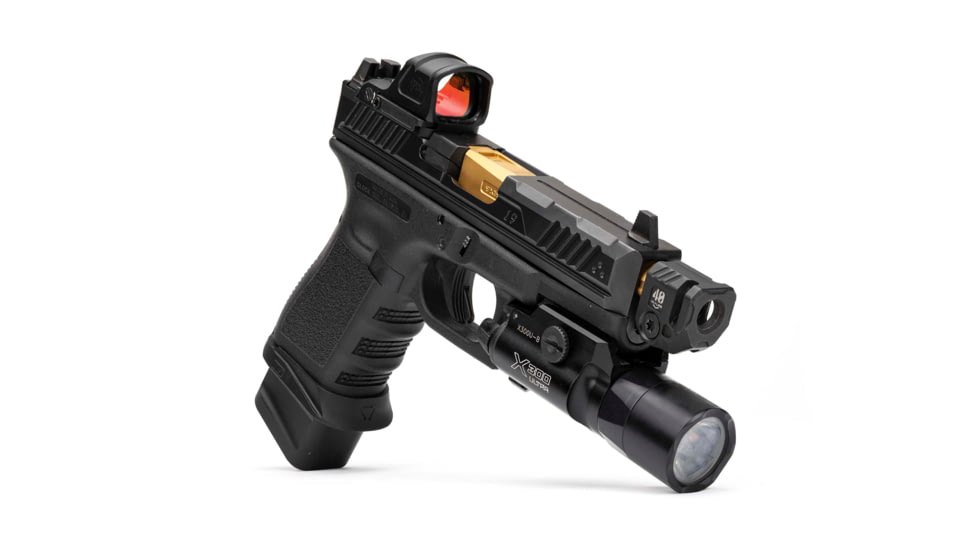 Strike Industries Strike Micro Threaded Comp, QUAD, Black, SI-MC-QUAD