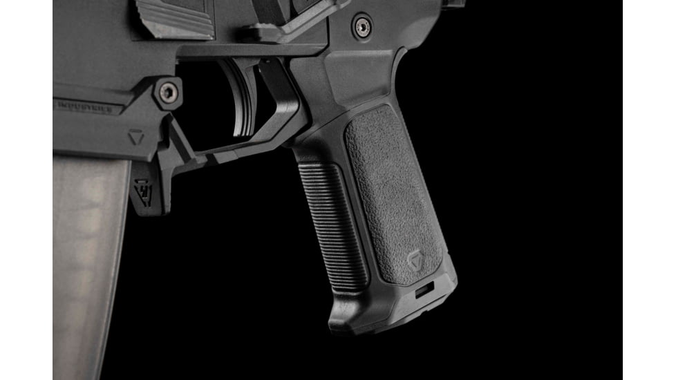 Strike Industries Overmolded Enhanced Pistol Grip for CZ Scorpion EVO, Black, SI-CEVO-OMEPG-BK