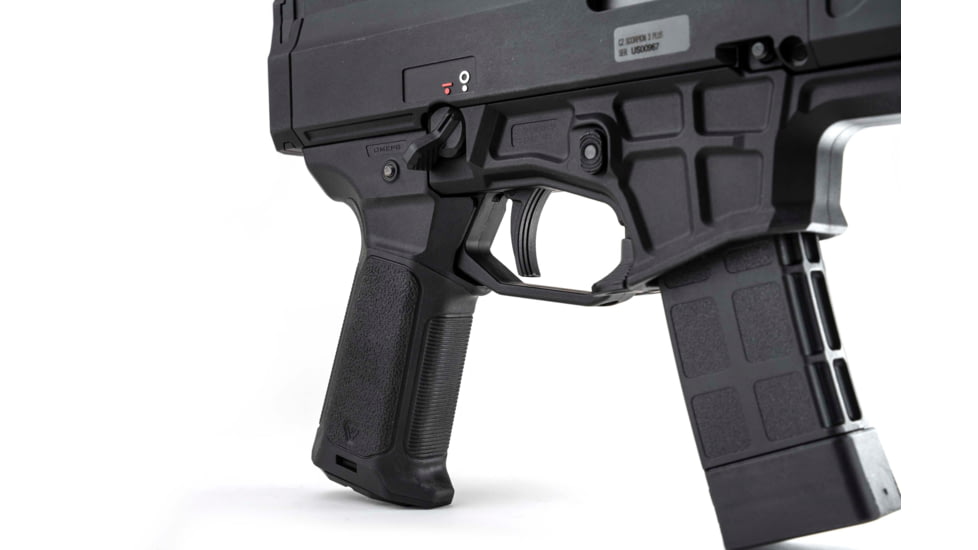 Strike Industries Overmolded Enhanced Pistol Grip for CZ Scorpion EVO, Black, SI-CEVO-OMEPG-BK