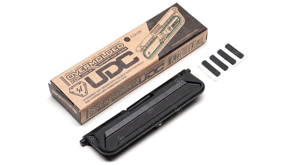 Strike Industries Overmolded Ultimate Dust Cover for .223/5.56, Black, SI-AR-OMUDC-223-BK