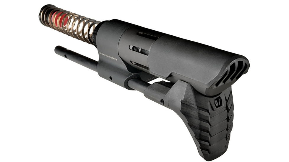 Strike Industries PDW Stock, 6005A-T6 Aluminum, Black, One Size, SI-STRIKE-PDW-BK