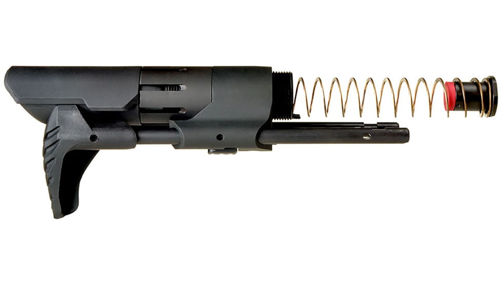 Strike Industries PDW Stock, 6005A-T6 Aluminum, Black, One Size, SI-STRIKE-PDW-BK