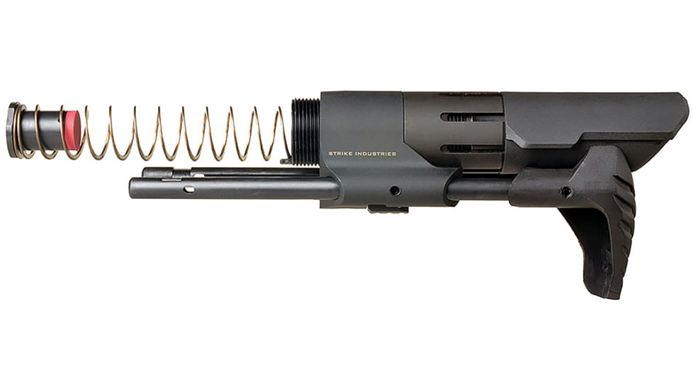 Strike Industries PDW Stock, 6005A-T6 Aluminum, Black, One Size, SI-STRIKE-PDW-BK