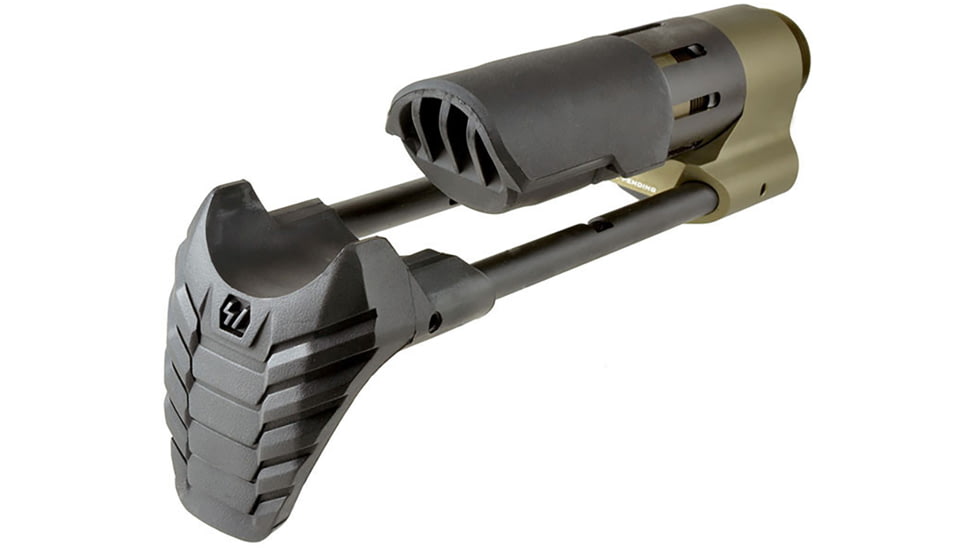 Strike Industries PDW Stock, 6005A-T6 Aluminum, FDE, One Size, SI-STRIKE-PDW-FDE