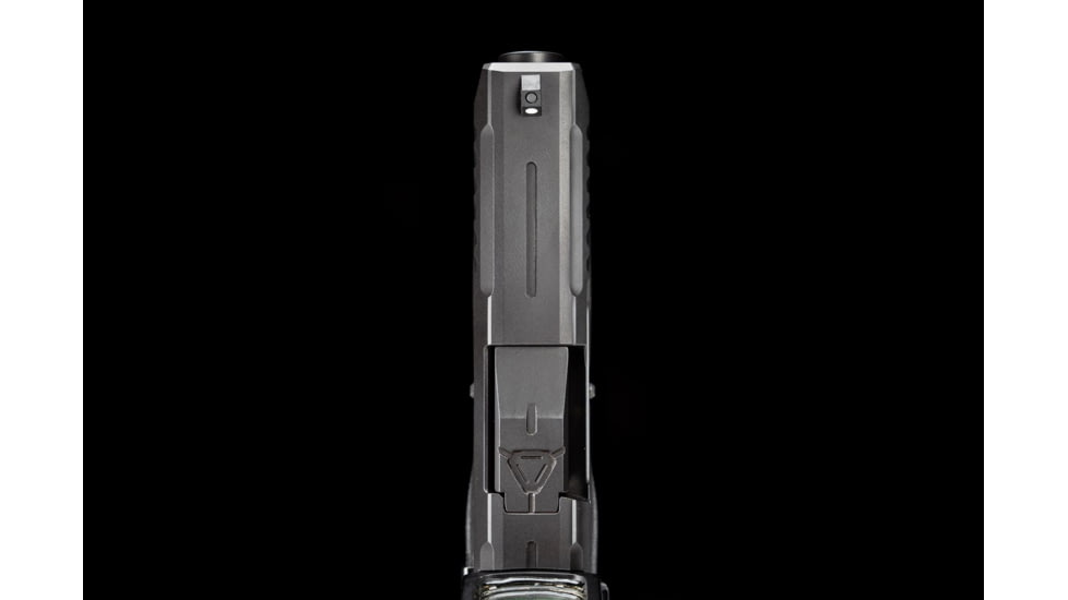 Strike Industries Pistol Barrel, Glock 43, 9mm, 416R Stainless Steel, Black, SI-G-BARREL-43