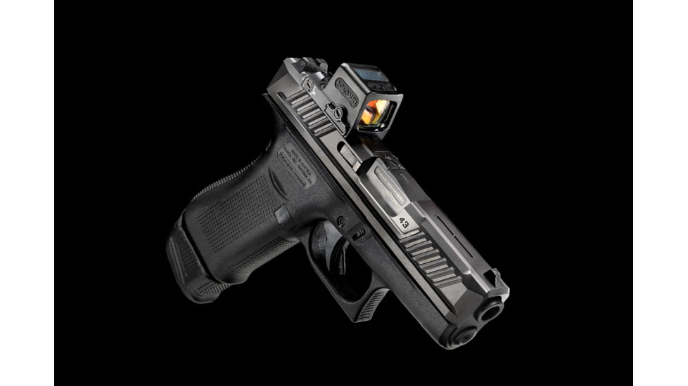 Strike Industries Pistol Barrel, Glock 43, 9mm, 416R Stainless Steel, Black, SI-G-BARREL-43