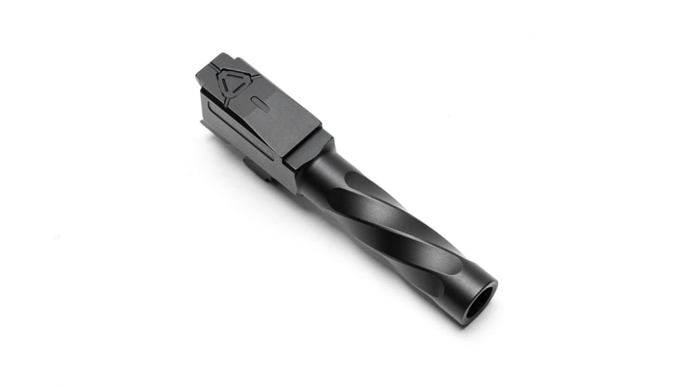 Strike Industries Pistol Barrel, Glock 43X Gen 5, 9mm, 416R Stainless Steel, 3.4in, 1-10, SI-G-BARREL-43, Black, One Size, SI-G-BARREL-43