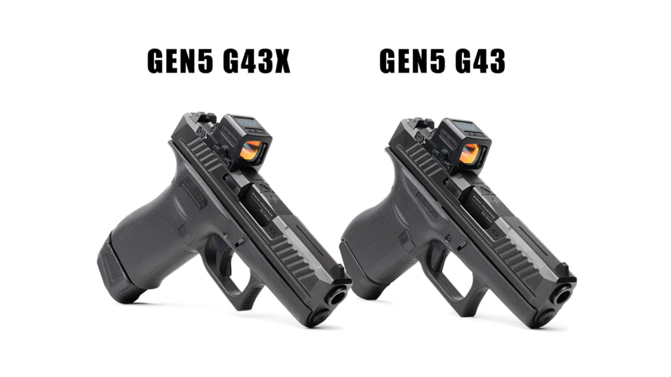 Strike Industries Pistol Barrel, Glock 43, 9mm, 416R Stainless Steel, Black, SI-G-BARREL-43