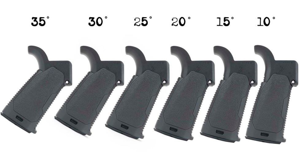 Strike Industries Pistol Grip AR Multi-Angled, AR10, AR15, Black, SI-AR-MAPG-BK