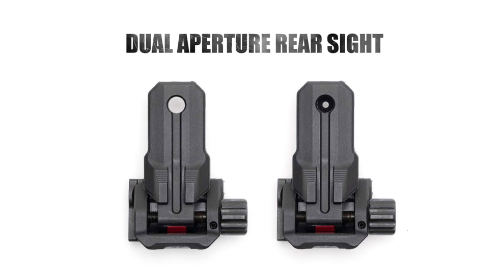 Strike Industries Polymer Backup Sights, Black, SI-SPBUS