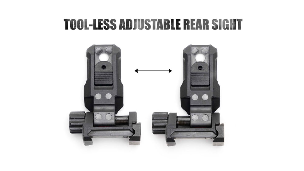 Strike Industries Polymer Backup Sights, Black, SI-SPBUS