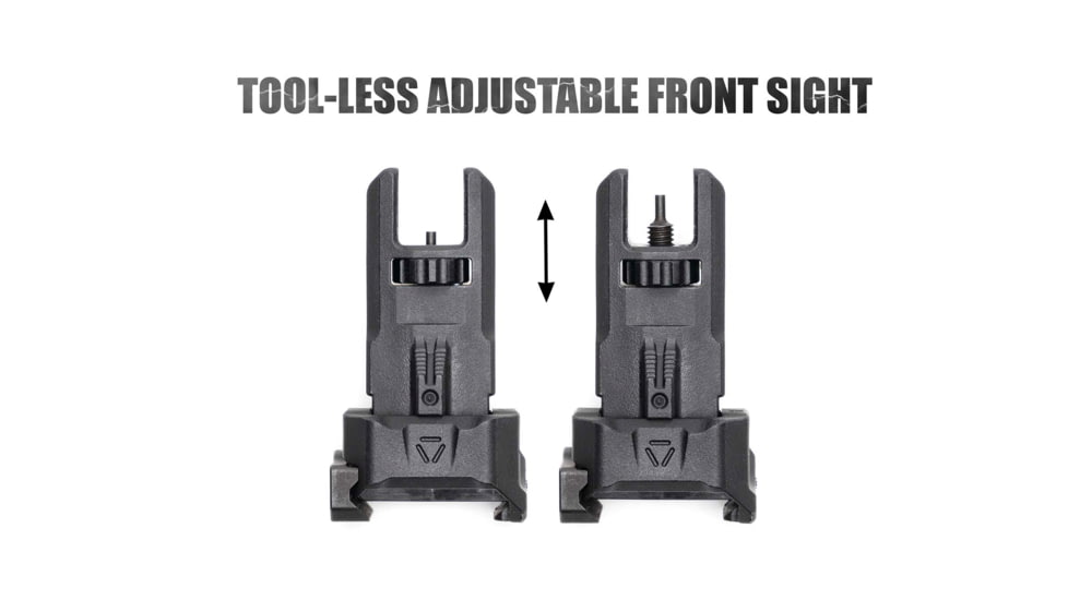 Strike Industries Polymer Backup Sights, Black, SI-SPBUS