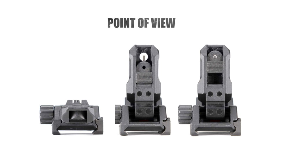 Strike Industries Polymer Backup Sights, Black, SI-SPBUS